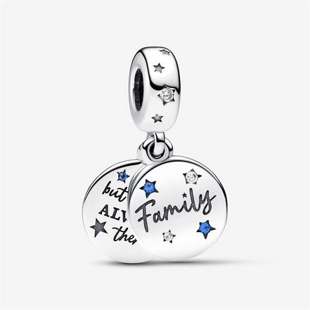 Pandora Moments Family Love Double Dangle Charm