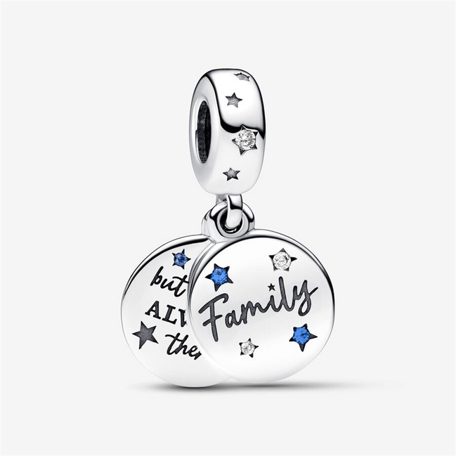 Pandora Moments Family Love Double Dangle Charm