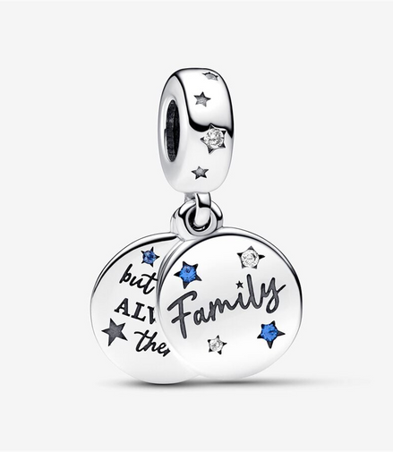 Pandora Moments Family Love Double Dangle Charm