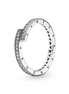 Pandora Signature Sparkling Overlapping Ring SIze 7