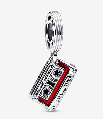 Pandora Marvel Guardians of the Galaxy Cassette Tape Dangle Charm