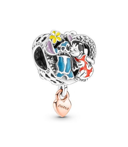 Pandora Disney Ohana Lilo & Stitch Inspired Charm