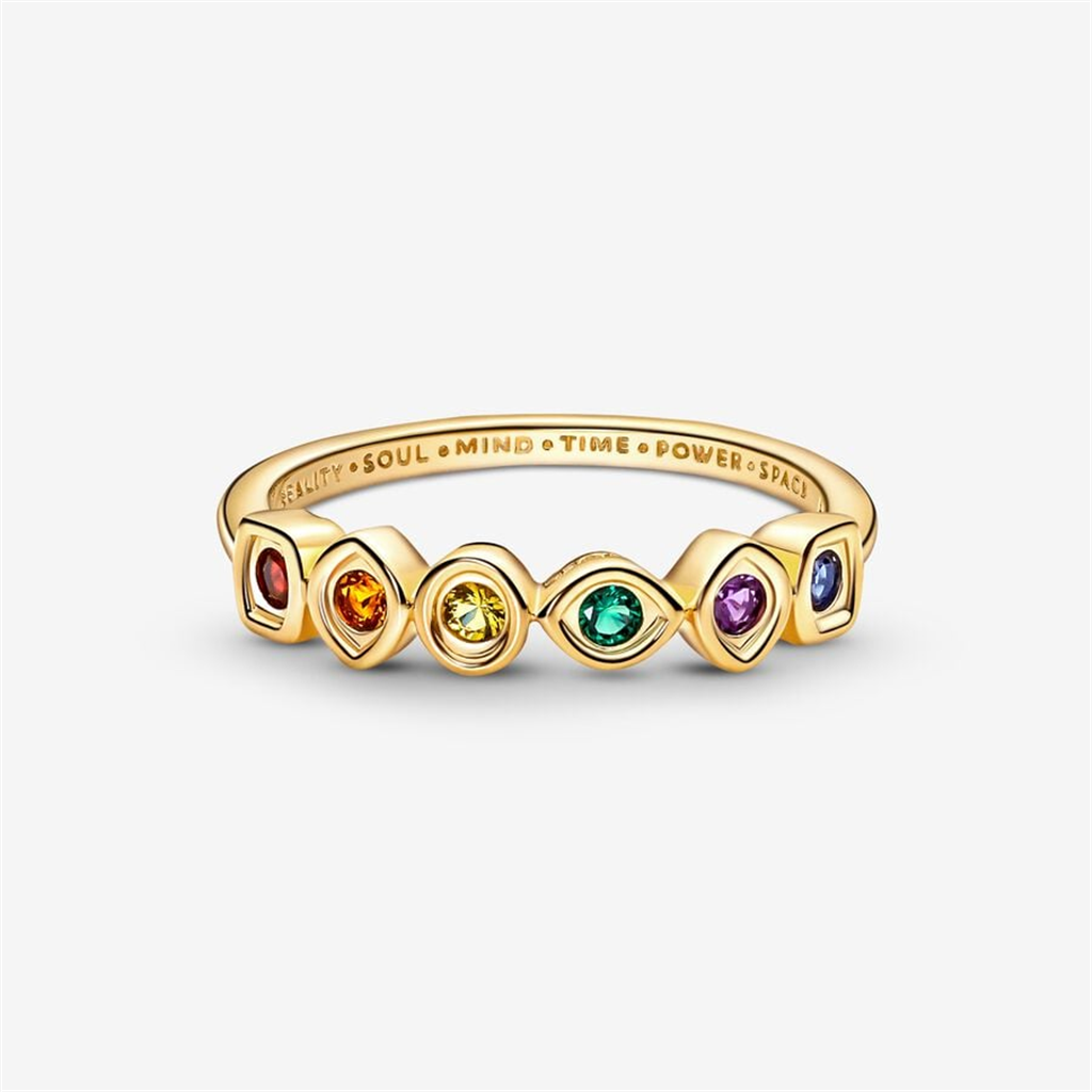 Pandora Marvel The Avengers Infinity Stones Ring Size 5