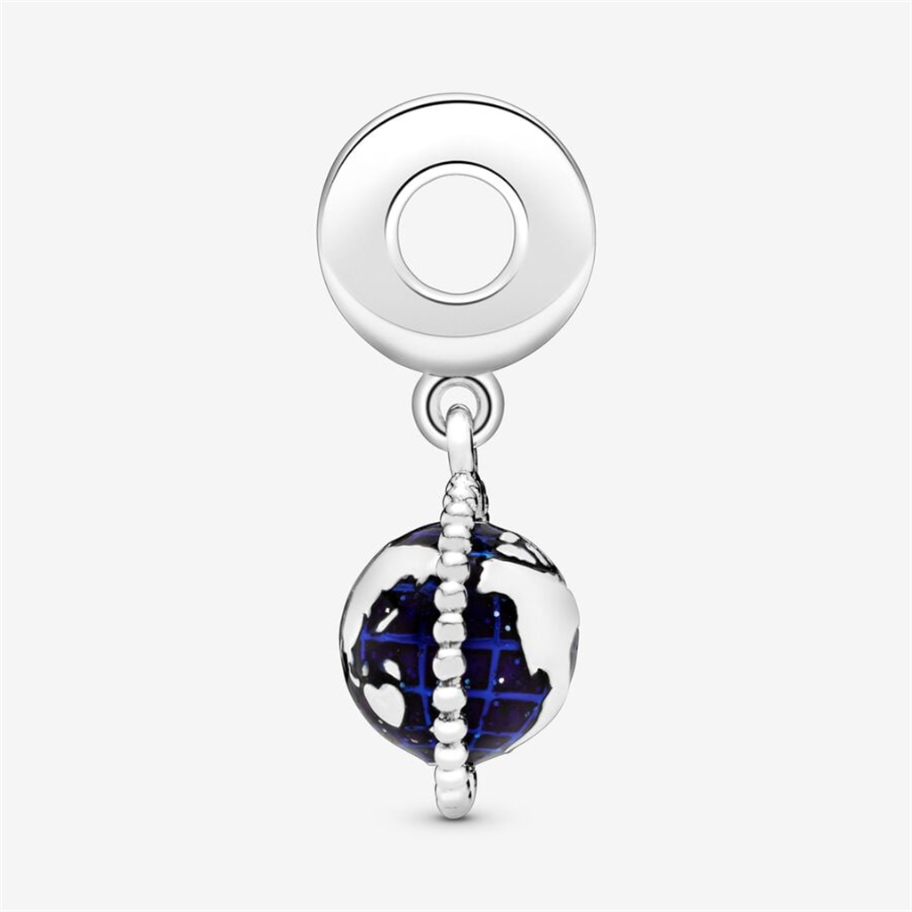 Pandora Moments Spinning Globe Dangle Charm