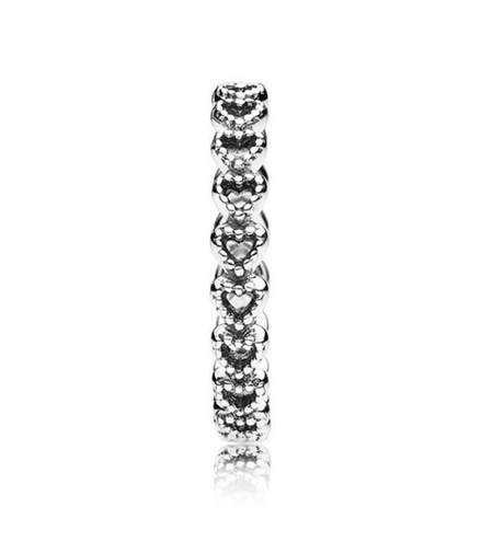 Pandora Moments Linked Love Ring Size 6