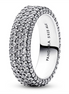 Pandora Timeless Pavé Triple-Row Ring Size 7.5