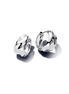 Pandora Rippled Small Hoop Sterling Silver Earrings
