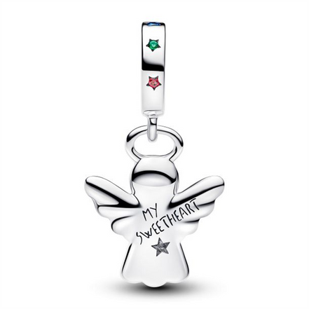 Pandora Gingerbread Angel Dangle Charm