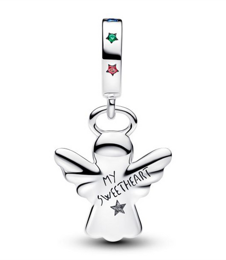 Pandora Gingerbread Angel Dangle Charm