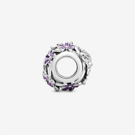 Pandora Moments Openwork Purple Daisy Charm
