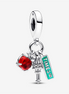 Pandora Moments NYC Apple, Torch And Street Sign Triple Dangle Charm