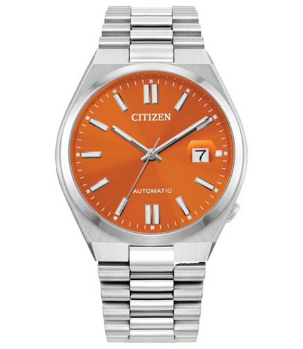 Citizen Tsuyosa Automatic Orange Dial Stainless Steel Watch