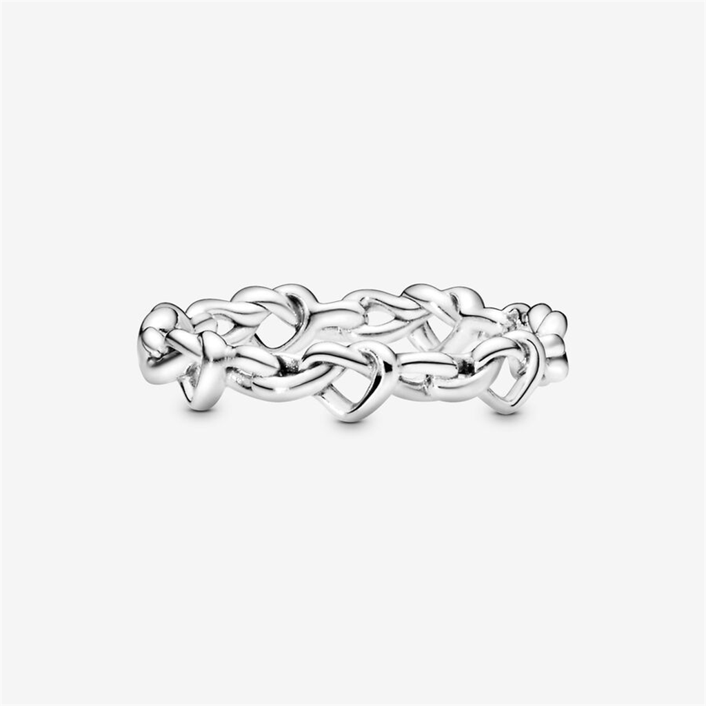 Pandora Moments Knotted Hearts Ring Size 5