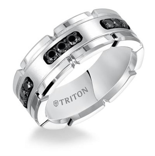 Frederick Goldman Comfort Fit Black Diamond Goldman Band