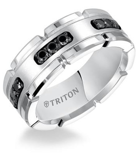 Frederick Goldman Comfort Fit Black Diamond Goldman Band