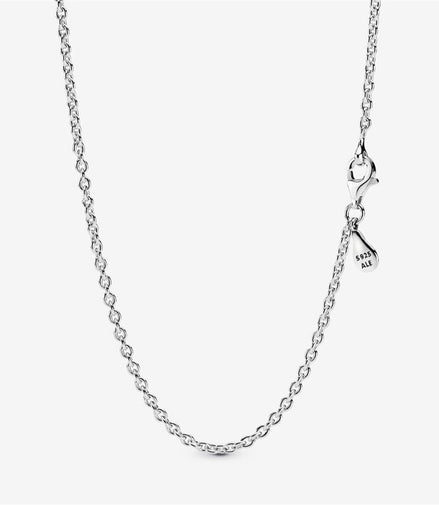 Pandora Moments Silver Cable Chain Necklace 45 cm