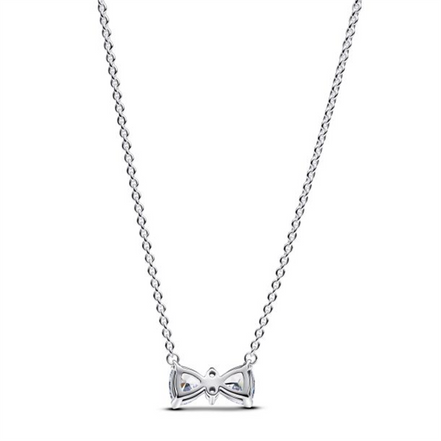 Pandora Timeless Sparkling Bow Necklace 45 cm