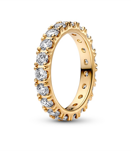 Pandora Timeless Sparkling Row Eternity Ring Size 7