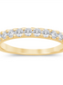 14K Yellow Gold 0.50 CTW Diamond Half Eternity Band