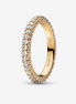 Pandora Timeless Pave'  Single-Row Ring Size 5