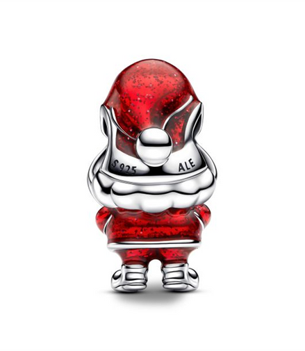 Pandora Moments Playful Santa Charm