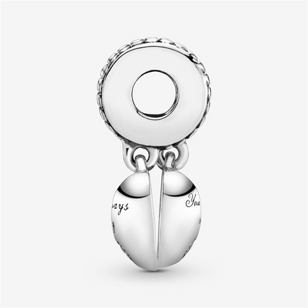 Pandora Moments Mother And Daughter Hearts Dangle Charm