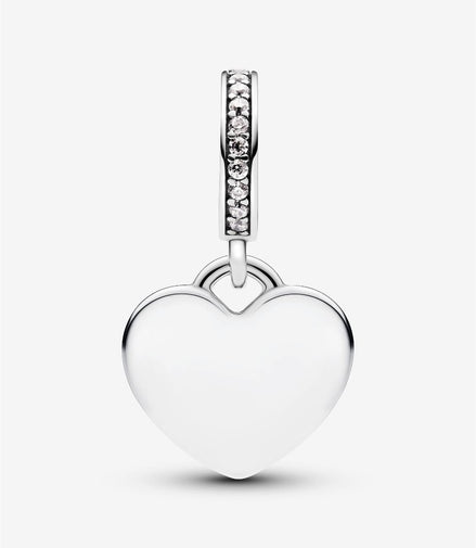 Pandora Engravable Baking Tools Heart Dangle Charm