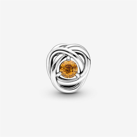 Pandora Moments November Honey Eternity Circle Charm
