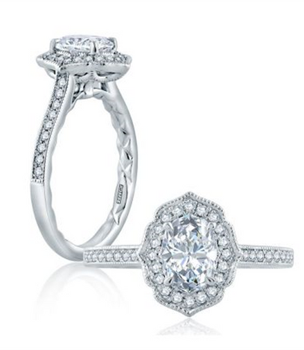 A.JAFFE 14K Classic Engagement Ring