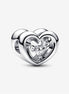 Pandora Moments Radiant Heart & Floating Stone Charm
