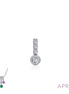 Lafonn 0.17 CTW Simulated Diamond April Birthstone Love Pendant