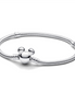 Pandora Moments Disney Mickey Mouse Clasp Snake Chain Bracelet Size 19