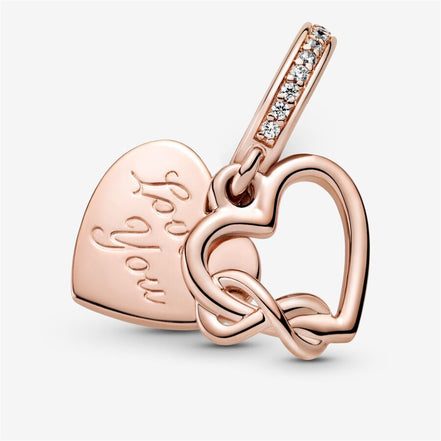 Pandora Moments Love You Infinity Heart Dangle Charm