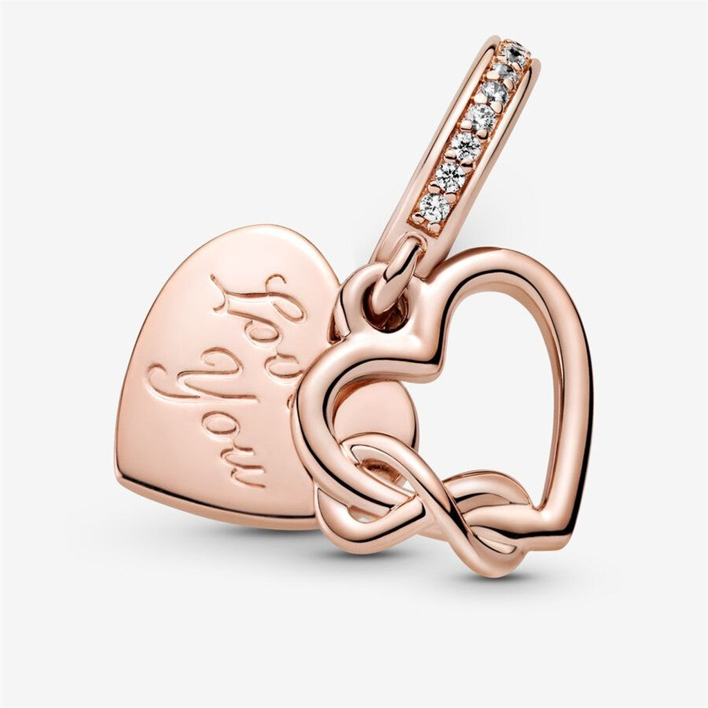 Pandora Moments Love You Infinity Heart Dangle Charm