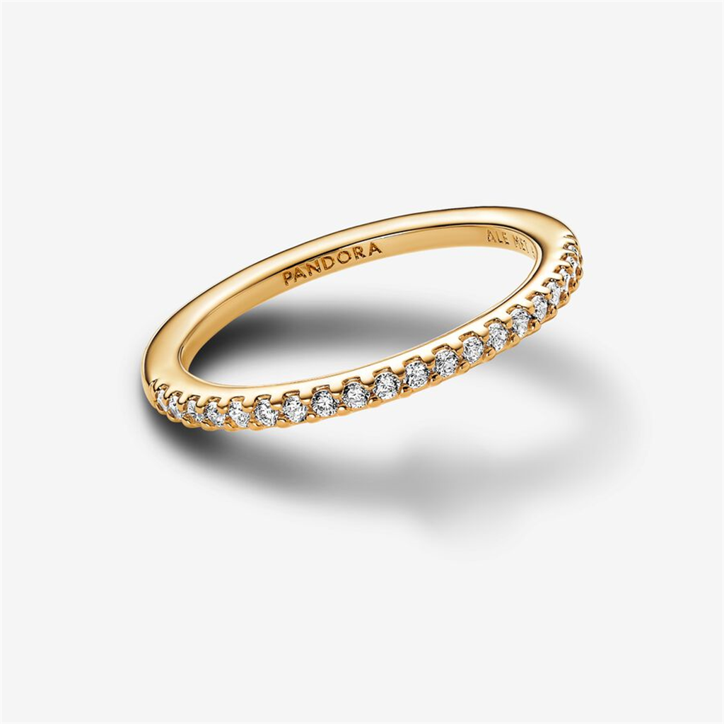 Pandora Timeless Sparkling Band Ring Size 7.5