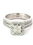 Diamond Engagement Ring Set 1.20ctw