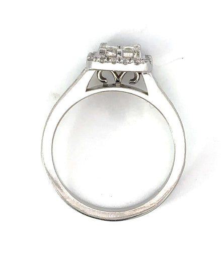 Diamond Engagement Ring Set 1.20ctw
