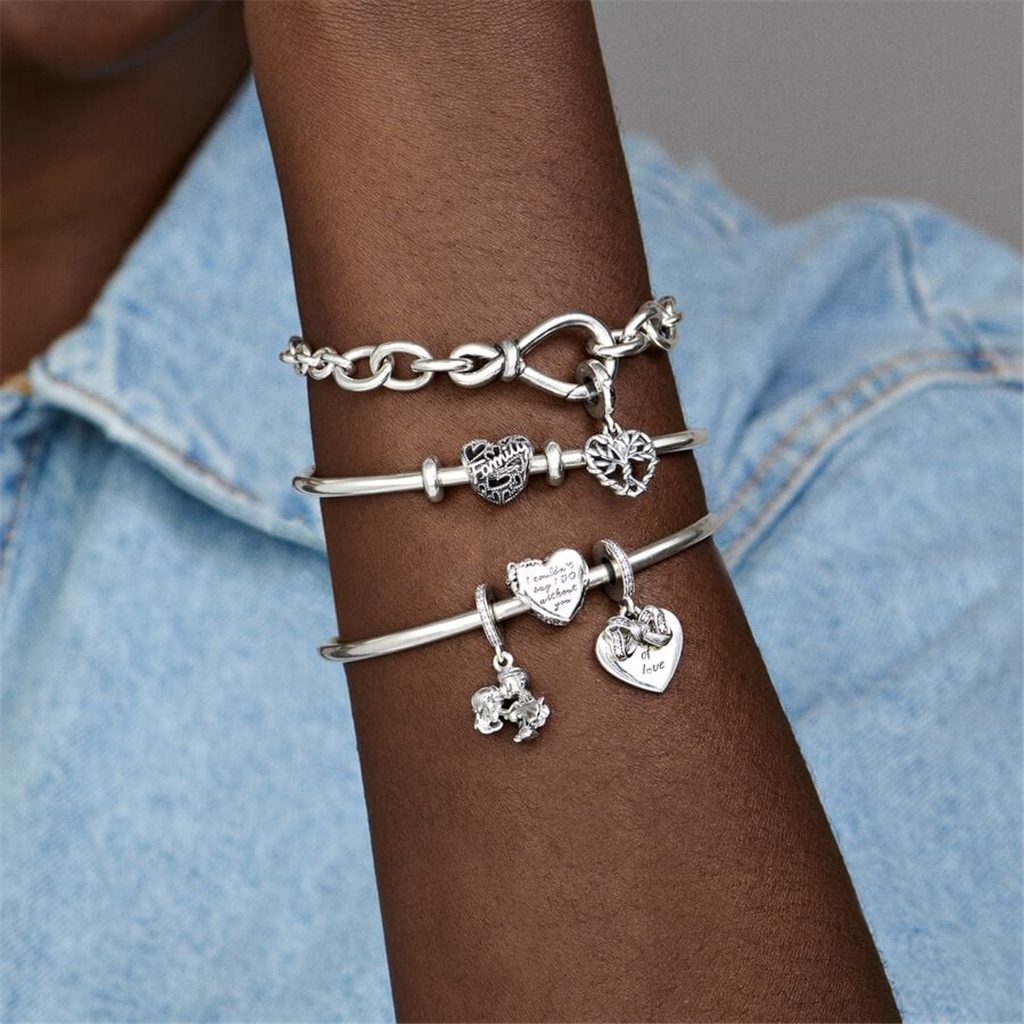 Pandora Moments Family Heart Charm