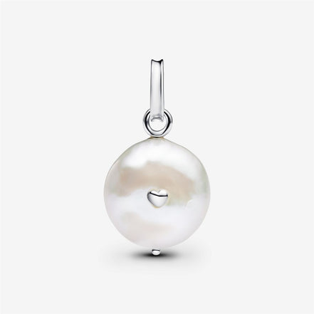 Pandora Moments Treated Freshwater Cultured Baroque Pearl Mom Dangle Charm