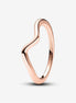 Pandora Timeless Polished Wave Ring Size 7