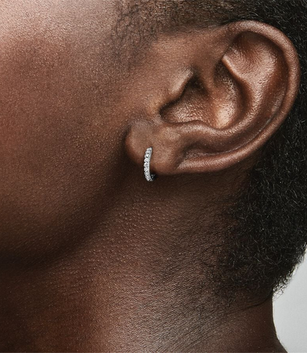 Pandora Timeless Sparkling Huggie Hoop Earrings