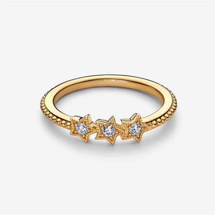 Pandora Moments Celestial Stars Ring Size 6