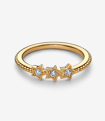 Pandora Moments Celestial Stars Ring Size 6