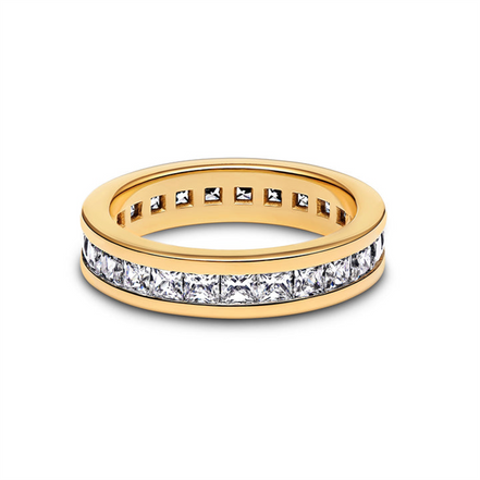 Pandora Timeless Eternity Channel Ring Size 6