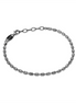 Desmos Ladies Gun Metal Plated Rice Bracelet