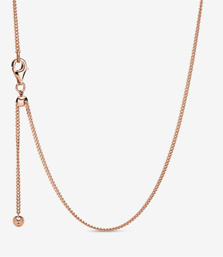 Pandora Moments Adjustable Curb Chain Necklace 60 cm