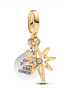 Pandora Moments Engravable North Star Lab-grown Diamond Dangle Charm