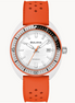 Bulova Snorkel Clownfish White Dial Oranage Rubber Strap Watch