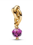 Pandora Moments February Faceted Purple Eternity Circle Dangle Charm