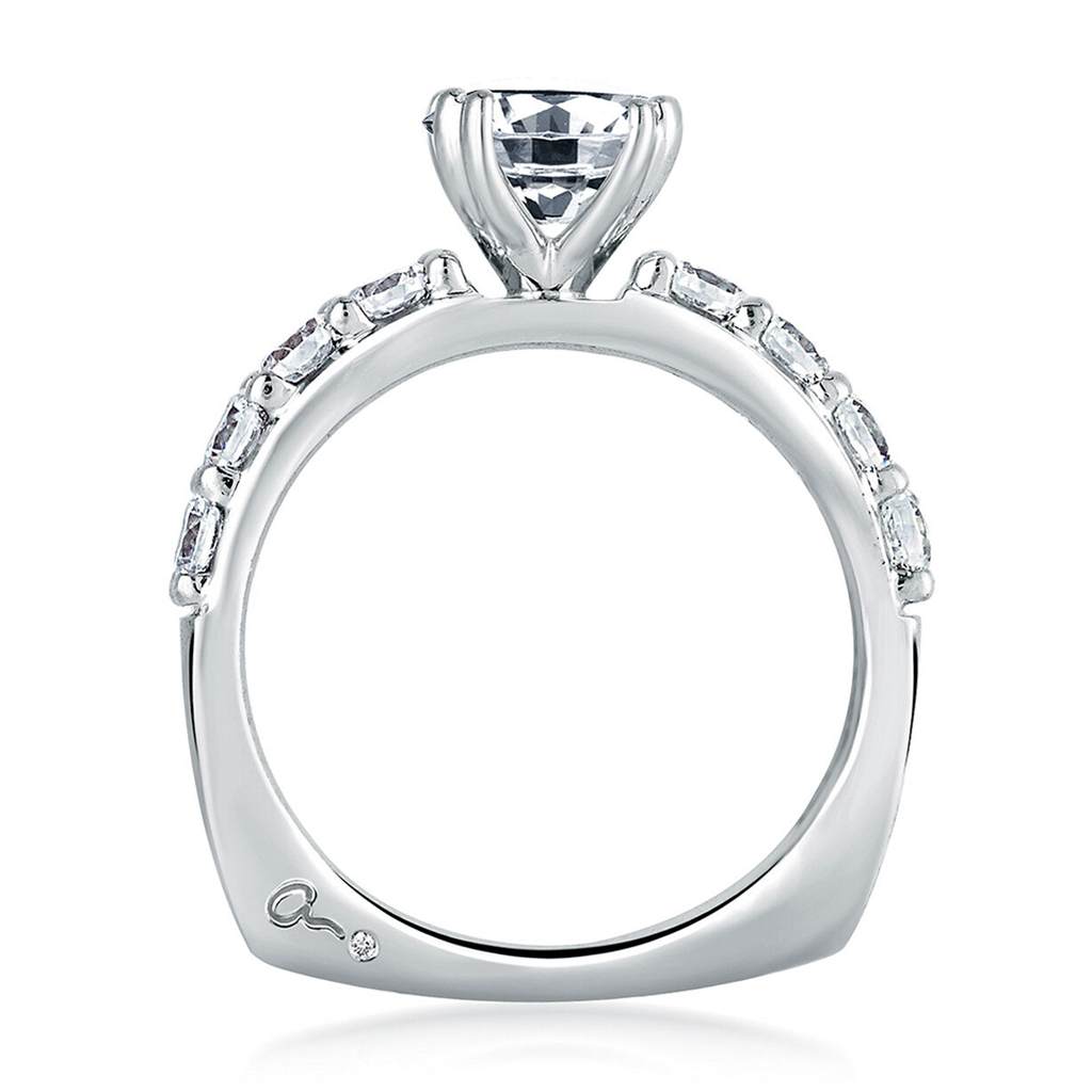 A.Jaffe Timeless Classic Double Prong Engagement Ring